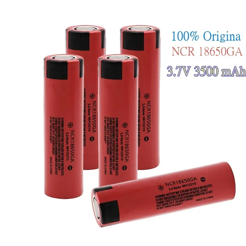 100% новый NCR 18650GA 30A 3 7 В 3500 мАч 18650 литиевая аккумуляторная батарея с плоским верхом