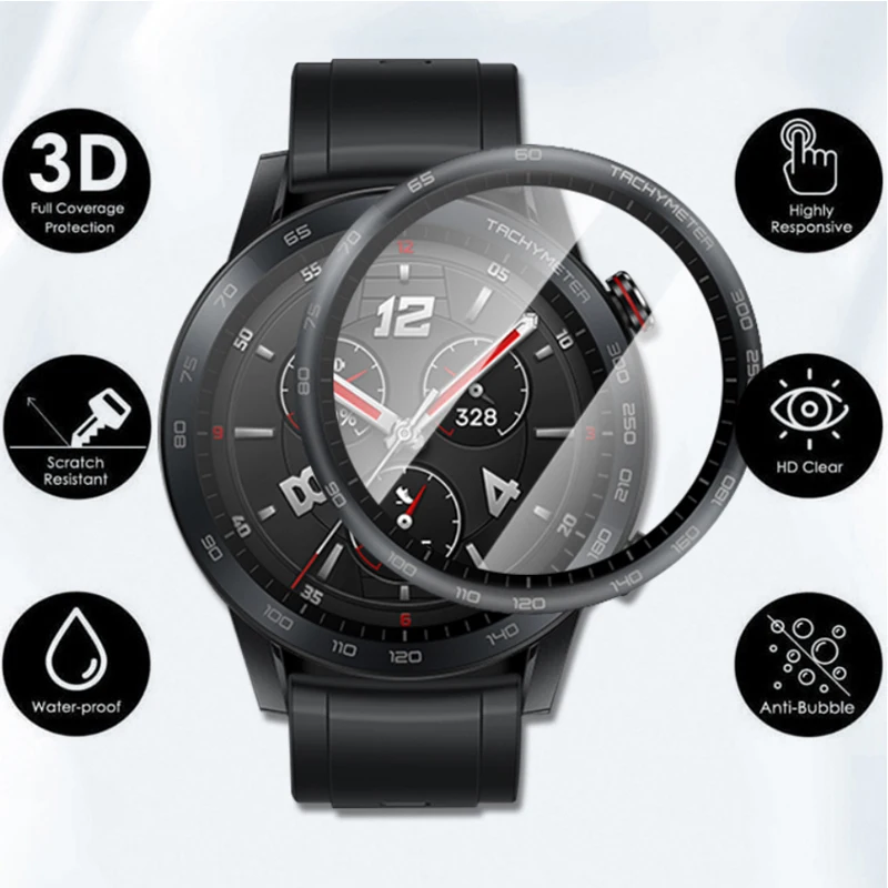 

3D изогнутая мягкая прозрачная защитная пленка с полным покрытием для умных часов Honor Watch GS 3i защита экрана GS3i умные аксессуары
