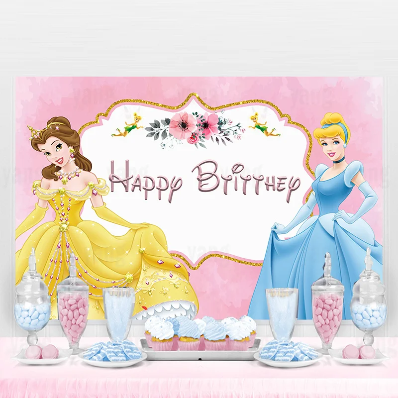 

Виниловый фон для фотосъемки с изображением принцессы из мультфильма «мечтательная принцесса» и чудовища «Белль Золушка»