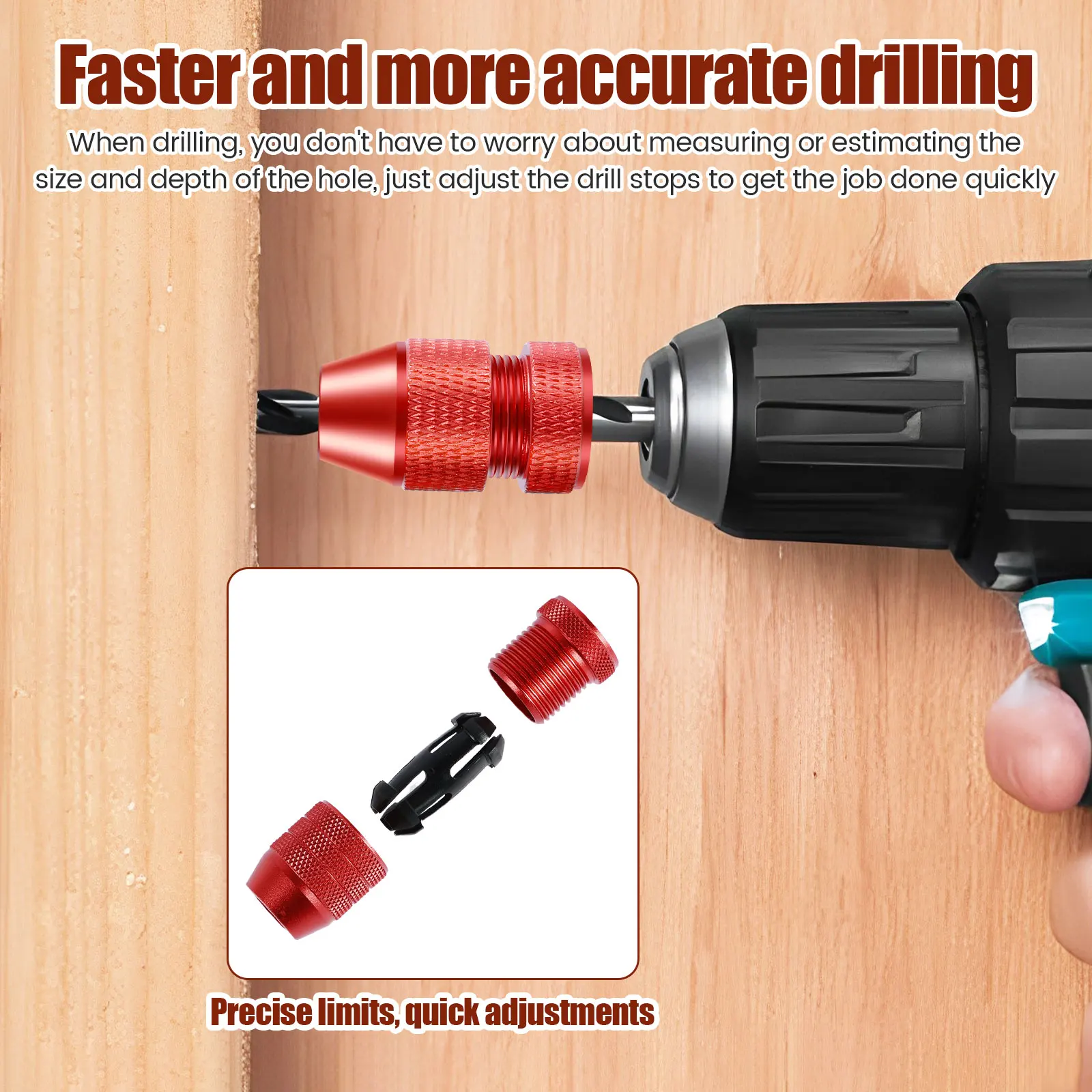 2 шт. насадки для сверла деревообработки