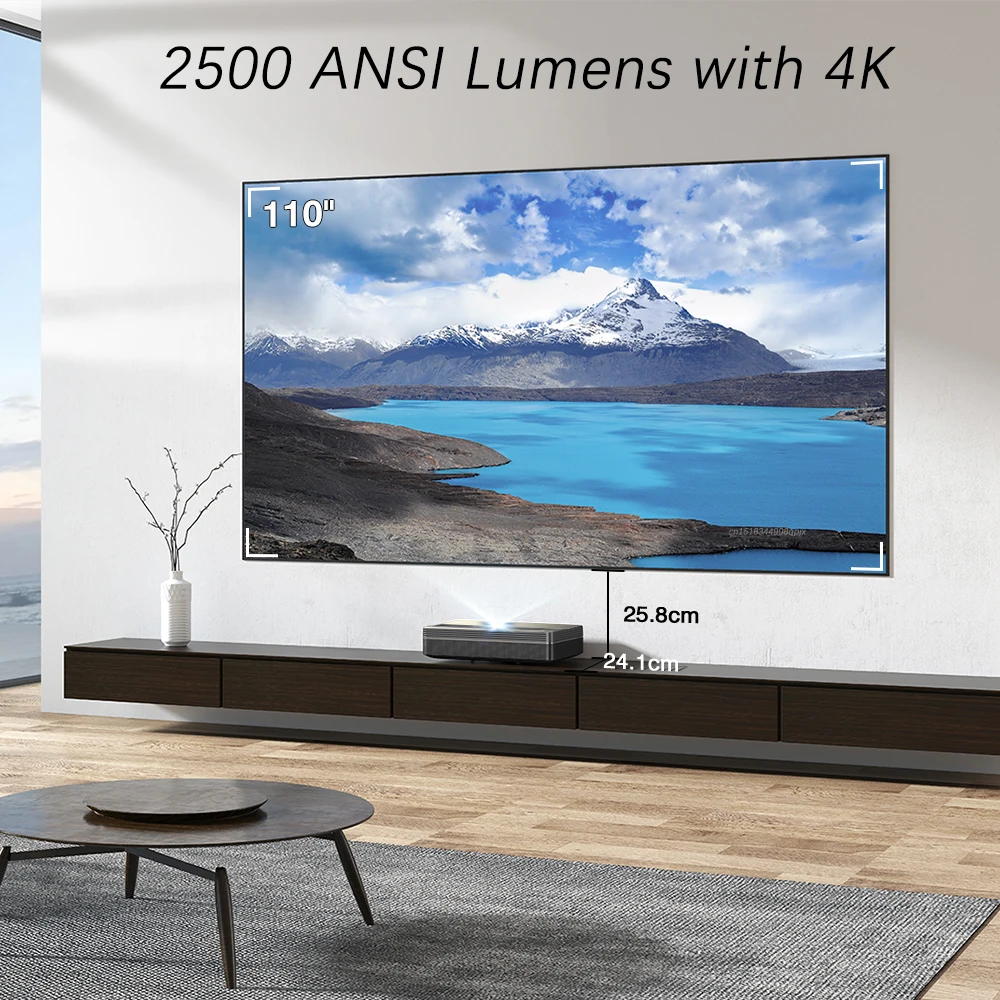 Changhong B7U 4K лазерный проектор Ультрафиолетовый фокус 2500ANSI люменов Поддержка 3D