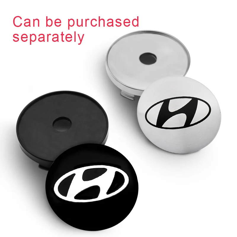 

Car 60mm Wheel Center Hub Cap 56mm Rim Cover Badge Sticker For Hyundai i30 i20 ix35 Tucson Accent Getz Elantra Creta Santa 2022
