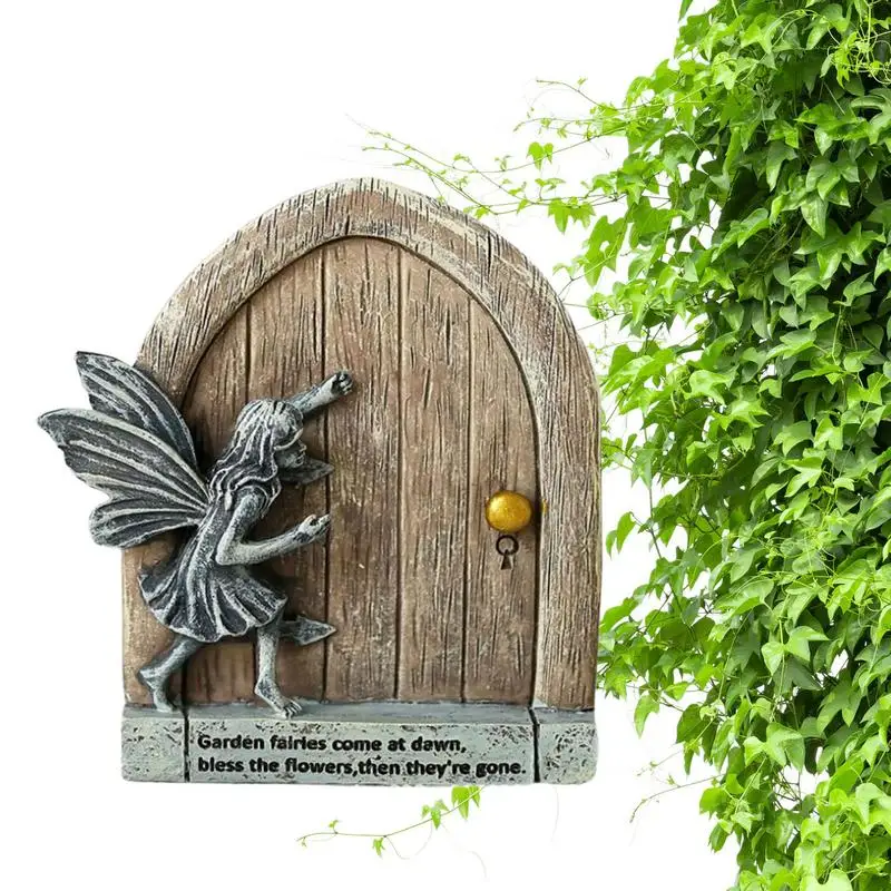 

Fairy Garden Doors Miniature For Trees Children Gardening Decor Toys For Memorable Memories Outdoor Decors Kid Gardening Toys