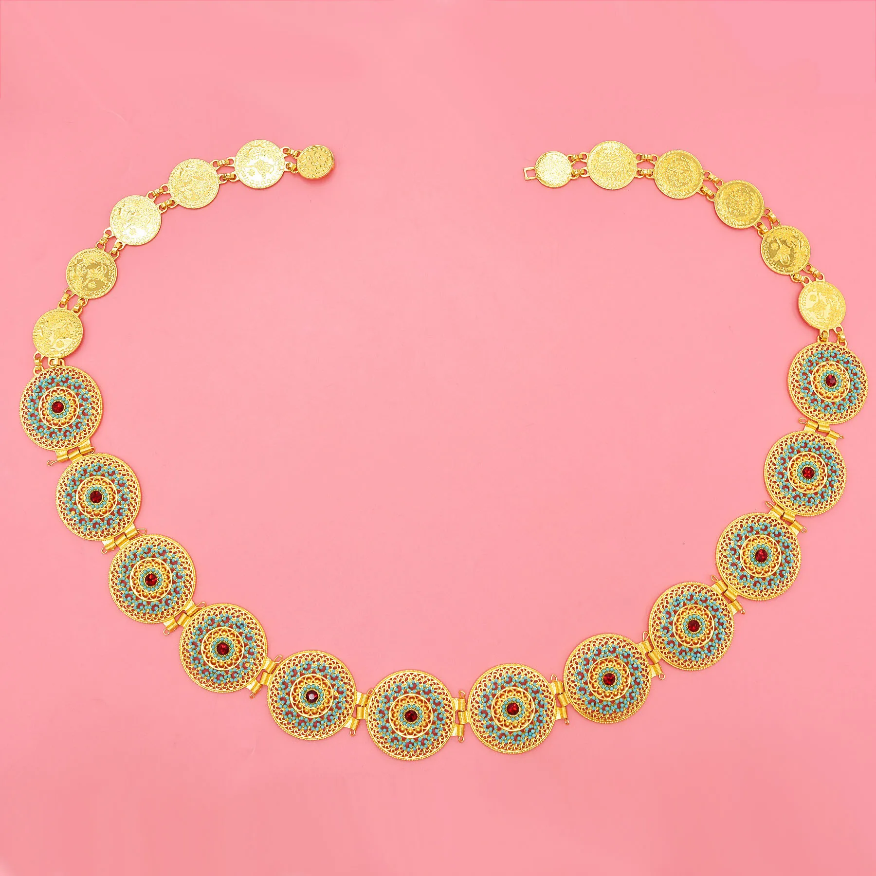 Женская цепочка для танца живота в богемном национальном стиле