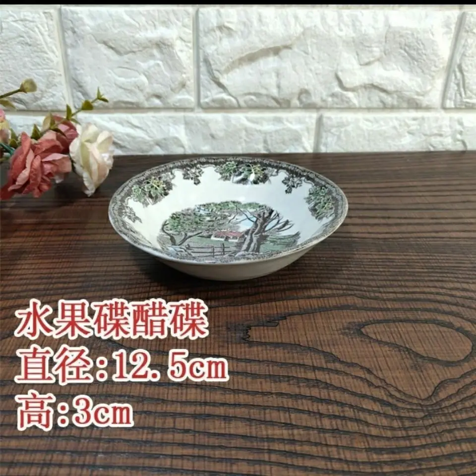 Экспортируется в Великобританию зимнее ранчо серия керамических столовых