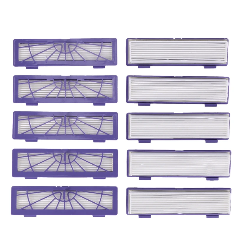 

10 Pcs Hepa Filters For Neato Botvac D/Connected Series D7 D80 D85 D3 D75 D5 70E 75 80 85 Vacuum Cleaner Parts Pets/Allergies
