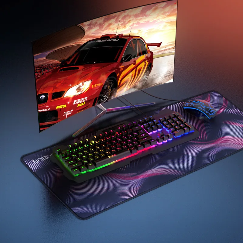 Большой коврик для мыши Black Sea Wave 800*300 мм расширенный игровой Настольный с