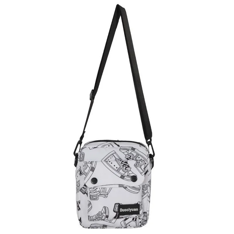 

Японская Сумка-Кроссбоди для мужчин, функциональный маленький рюкзак, модный спортивный рюкзак для пар, мини-сумки с граффити