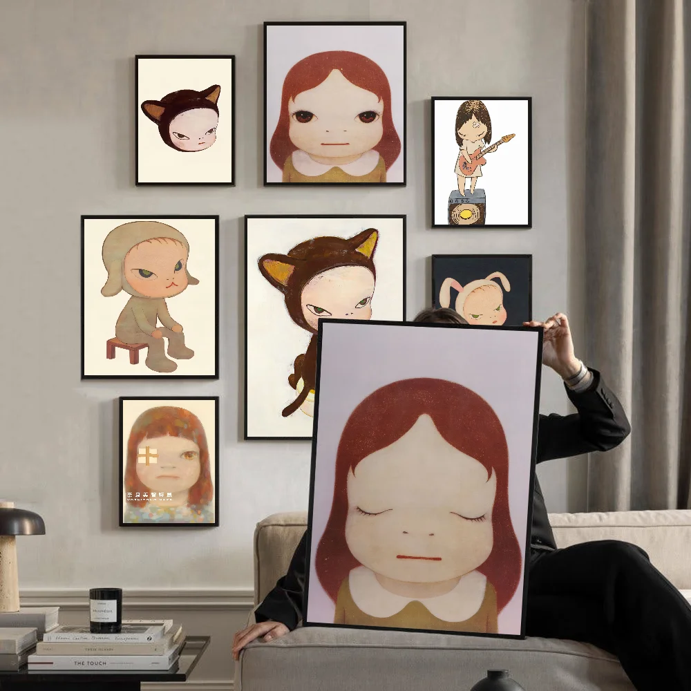 Настенный плакат MINISO Yoshitomo Nara Artworks