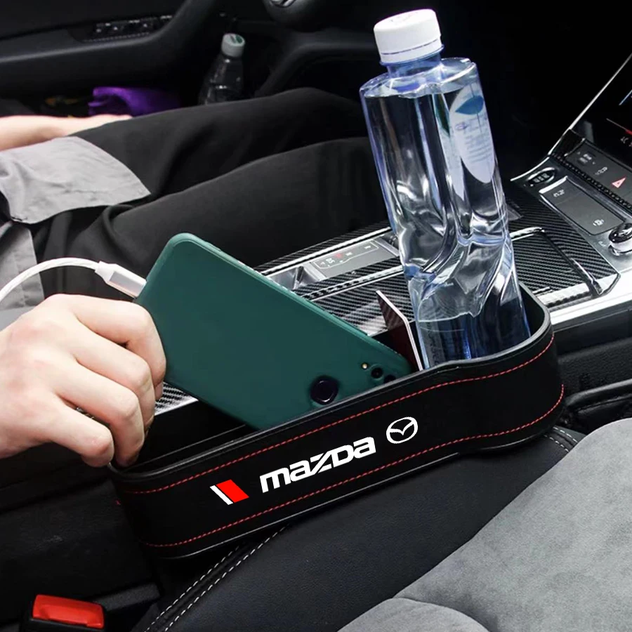 

Seat Gap Storage Box Car Slit Filler Holder Stuff Organizer Case Auto Accessories For Mazda MX5 MX3 Mazda 6 Mazda 2 Mazda 3 CX3