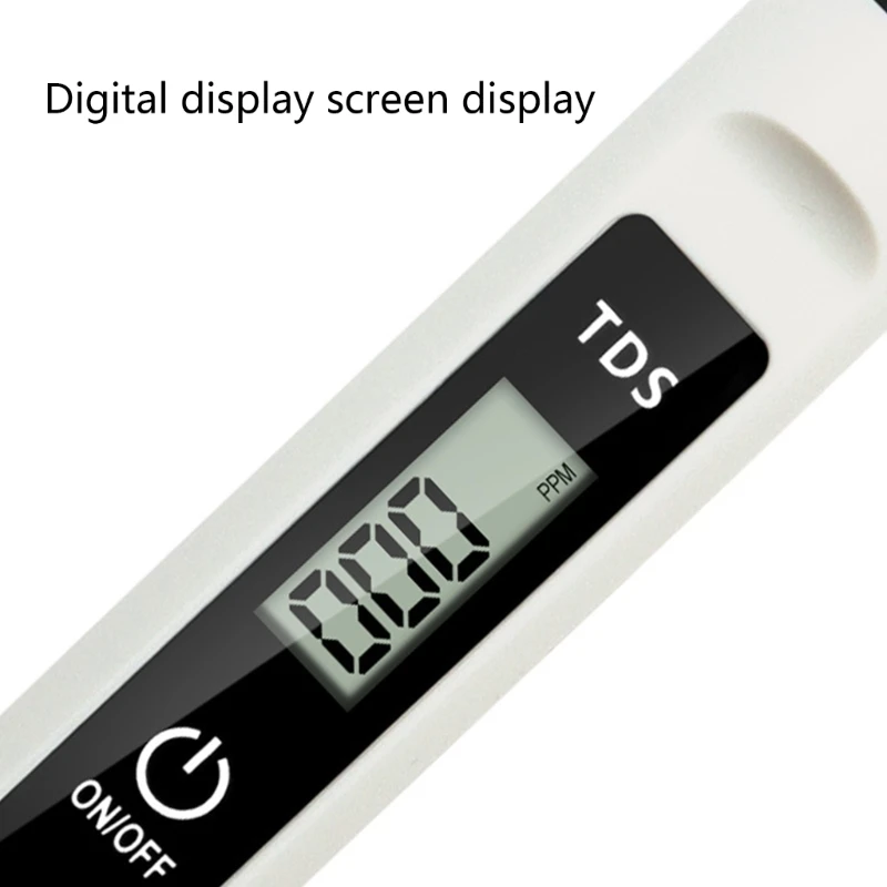 TDS-метр электронный тестер воды с диапазоном измерения 0-9990 ppm ручной цифровой для