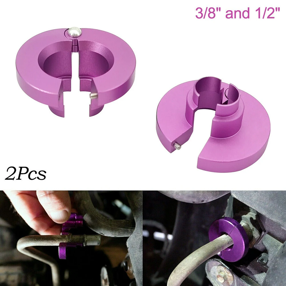 

2pcs 39220 Transmission Oil Cooler Line Disconnect Tool For Ford 3/8Inch & 1/2Inch F150-450 Air-conditioning Pipe Removal Tool