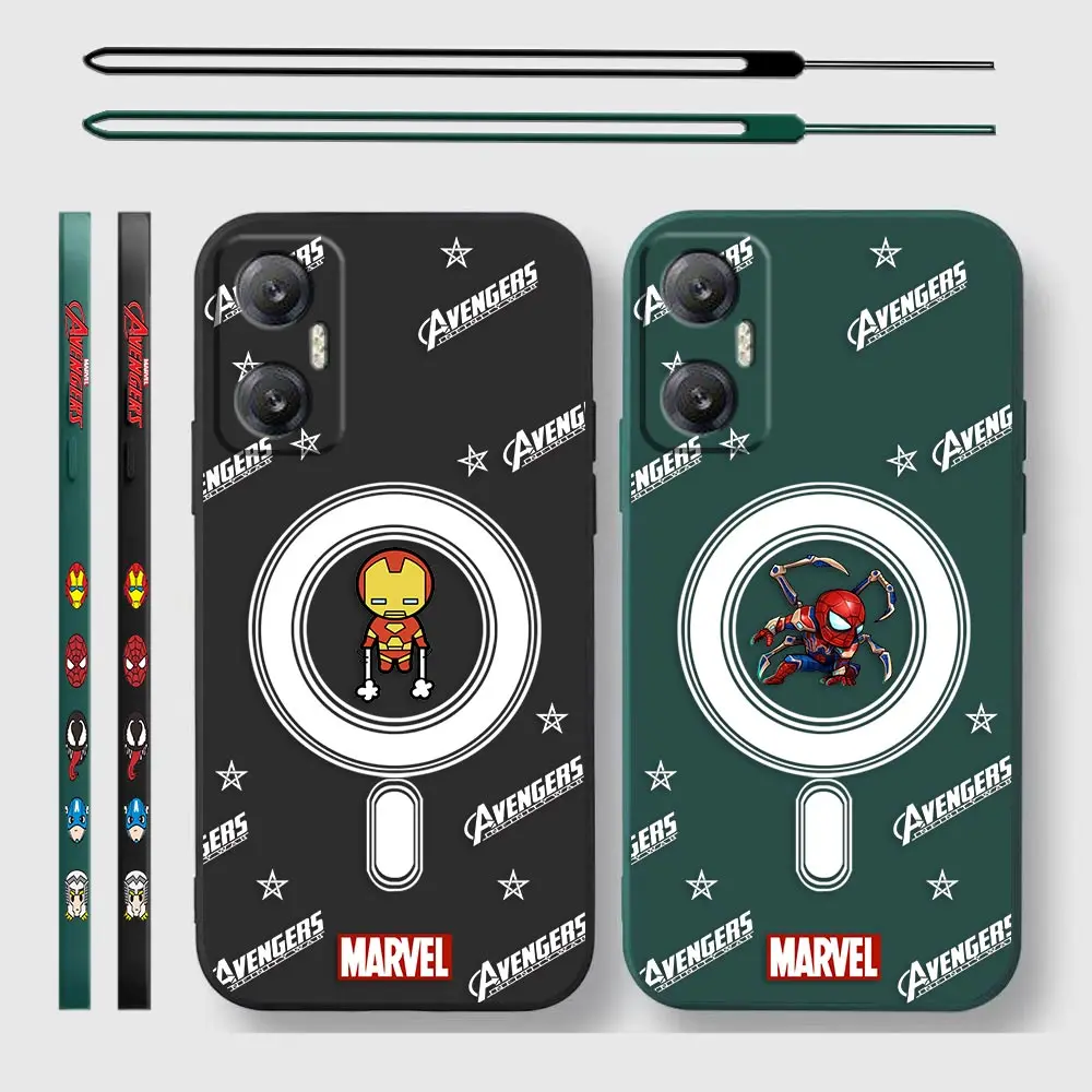 

Marvel Avengers Spider-Man Iron Man Cartoon For Infinix Hot 20 12 12i 11 11s 10 10s 10t 9 Play Nfc Note 12 11 10 8 8i Pro Case