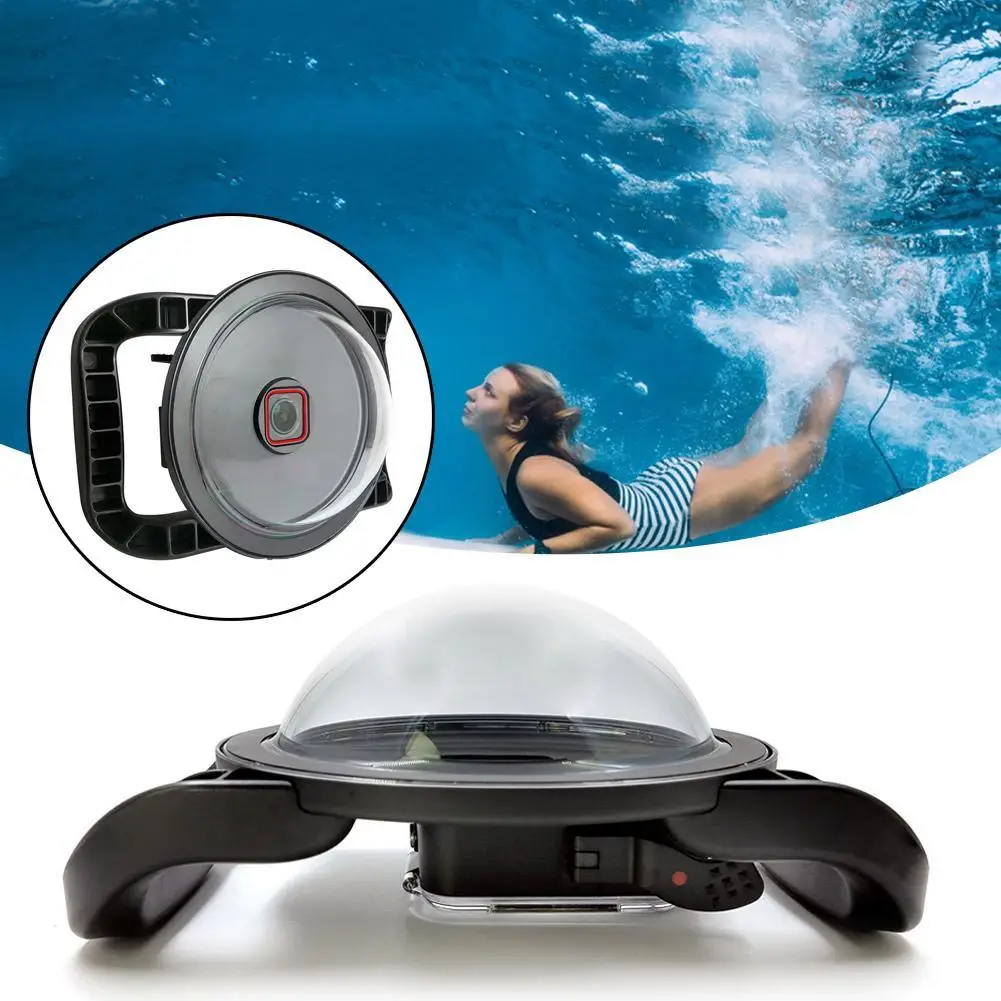 Для Insta 360 ACE Pro купольный порт объектив рыбий глаз очки для дайвинга маска