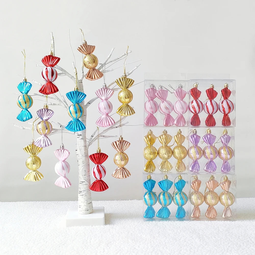 3 шт./коробка подвески для украшения ёлки