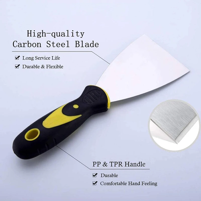 

4 Pcs/set Stainless Steel Putty Knife Set Putty Scraper Tool Set Drywall Scrapers for Home DIY Decorating Tools Wall Decoration