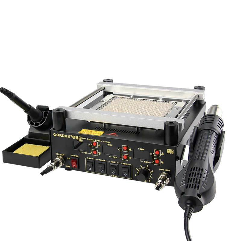 

Паяльная станция Godak 863 3 в 1