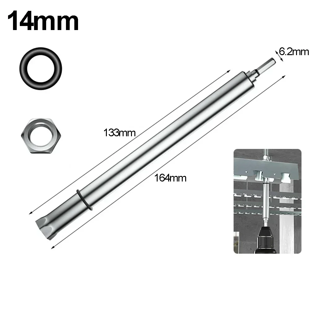 10/12/13/14/17 мм потолочная выравнивающая головка с удлиненной полой гайкой