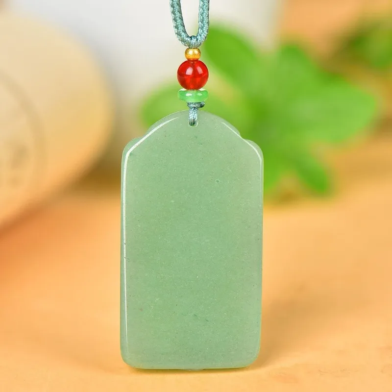 Natural Dongling Jade Zodiac Horse Pendant Male and Female To Success Necklace