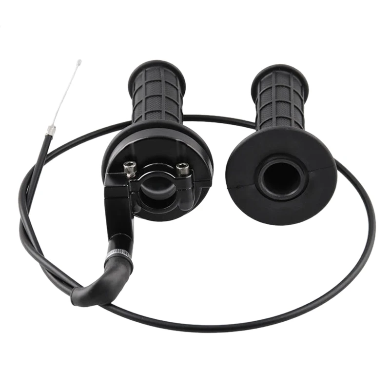 

New Motorcycle 22Mm 7/8Inch Handlebar Hand Grips Accelerator With Throttle Cable For Dirt Bike ATV Motocross Accessories