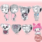 Coдемонки Gennuie серебряного цвета Ловец снов шармы подходят для оригинального 3 мм браслета бусины DIY ювелирные изделия для женщин CMC723