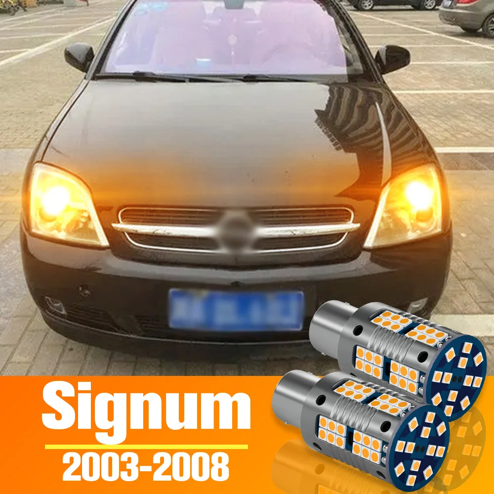 

2pcs LED Turn Signal Light Turning Bulb Accessories For Opel Signum 2003 2004 2005 2006 2007 2008