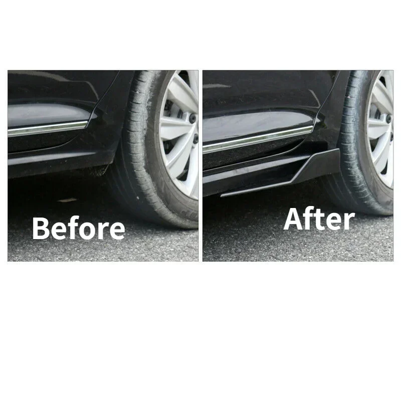 45 см универсальный для Nissan Versa Note боковая юбка удлинитель кузова спойлер сплиттер