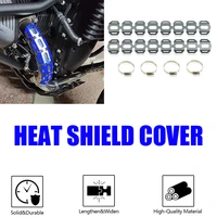 motorcycle exhaust muffler pipe protector heat shield cover for bmw r1200gs lc r 1200 gs lc adventure 2013 2019 2014 2015 2016