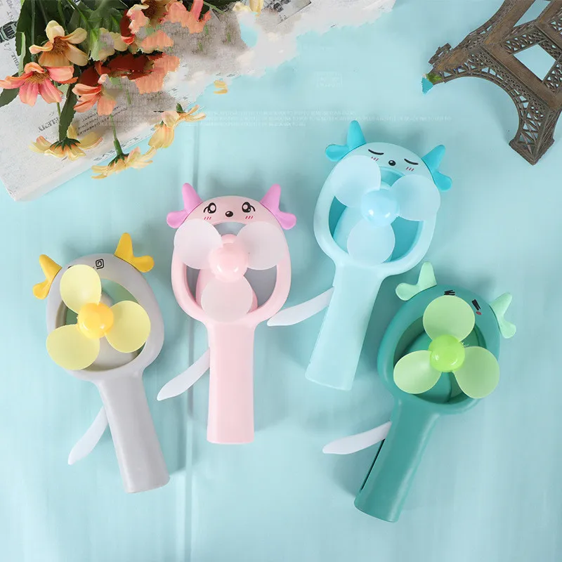 

1pc Sheep Cartoon Hand Pressure Children Small Fans Hold Pressure Children's Interesting Manual Fan Gift Advertisement Auricular