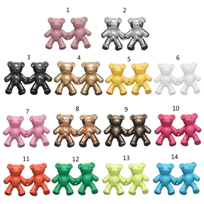

Removable Jeans Button Pin Adjustable Waist Buckle Bear Waist Button No Sewing DropShip