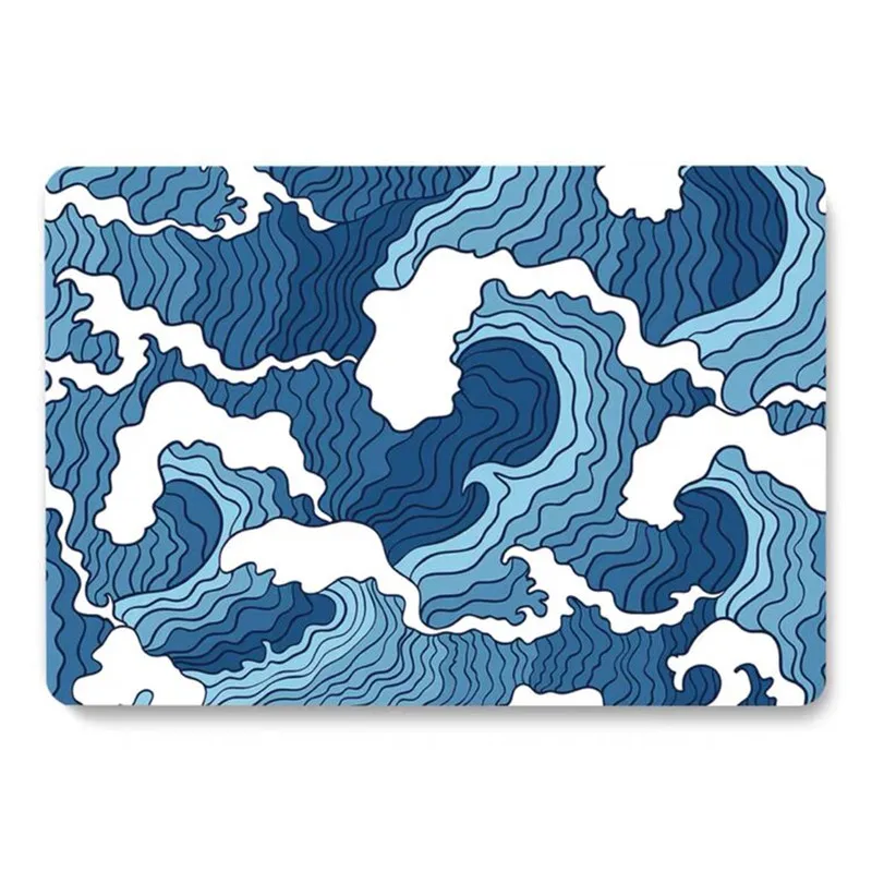 Чехол Sea Wave для Huawei Matebook D14 чехол D15 волнистый Honor Magicbook X14 X15 14 15 Жесткий Тонкий