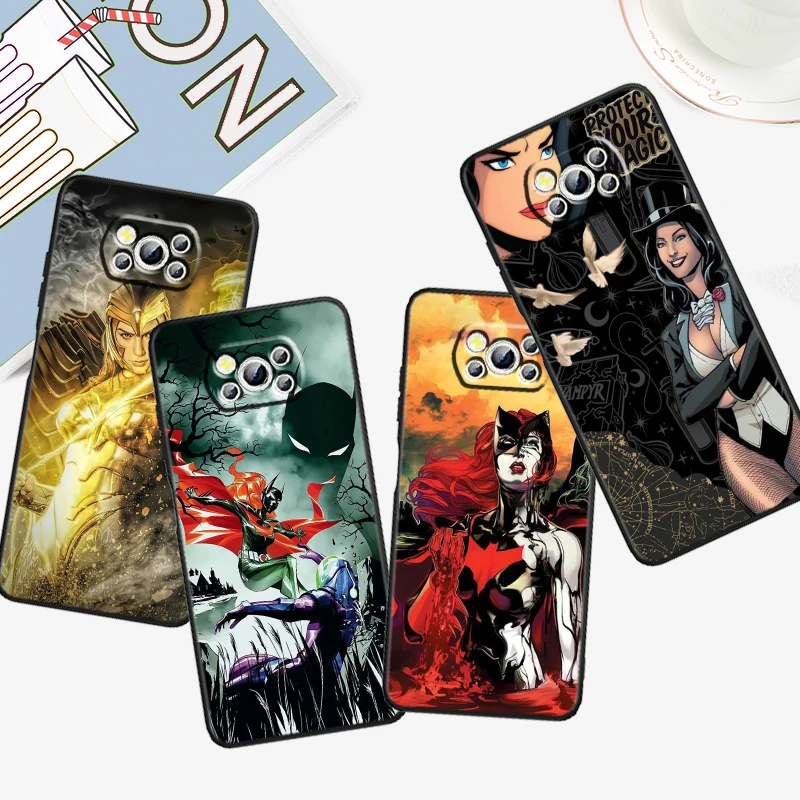 Z-Zatannas W-Wonder крутой женский чехол для Xiaomi Mi Poco F5 F4 F3 X6 X5 X4 X3 M6 M5 M5S M4 M3 C65 Pro GT