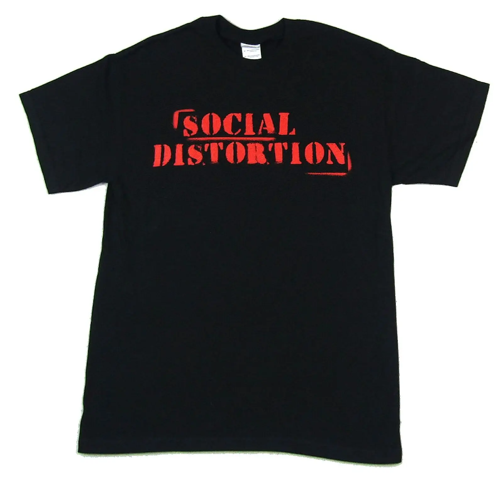 

Social Distortion Stencil Logo 2010 Tour Black T Shirt New Offical Band Merch