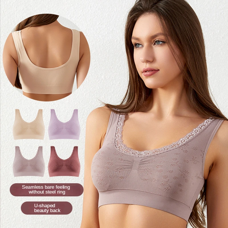 

Бюстгальтер с открытой спиной большого размера, невидимый Бралетт, кружевные бюстгальтеры, нижнее белье с принтом, бюстгальтер пуш-ап, женс...