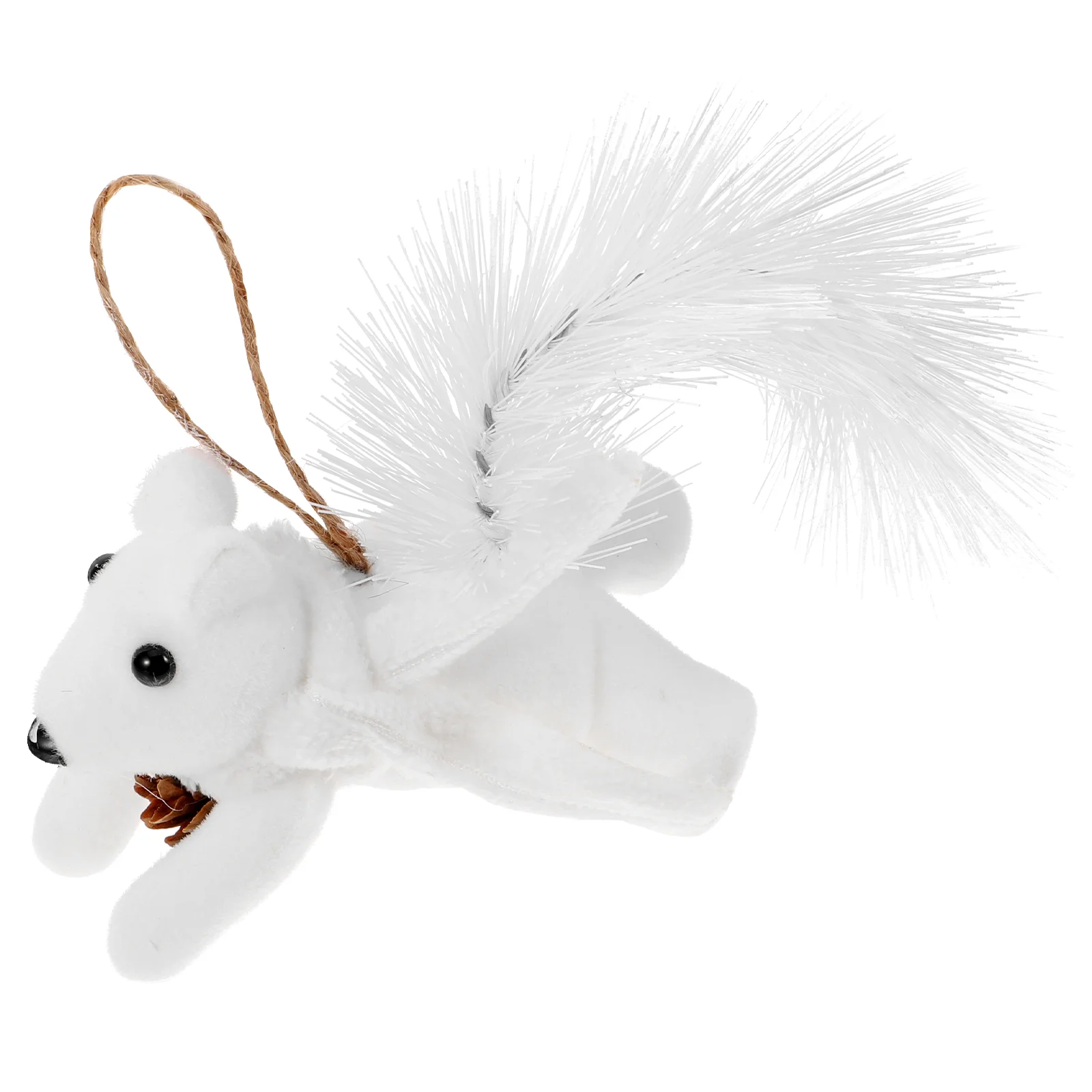 

Simulation Squirrel Pendant Nativity Ornament Xmas Tree Decors Artificial Hanging Adorn Decorations Foam Figurine