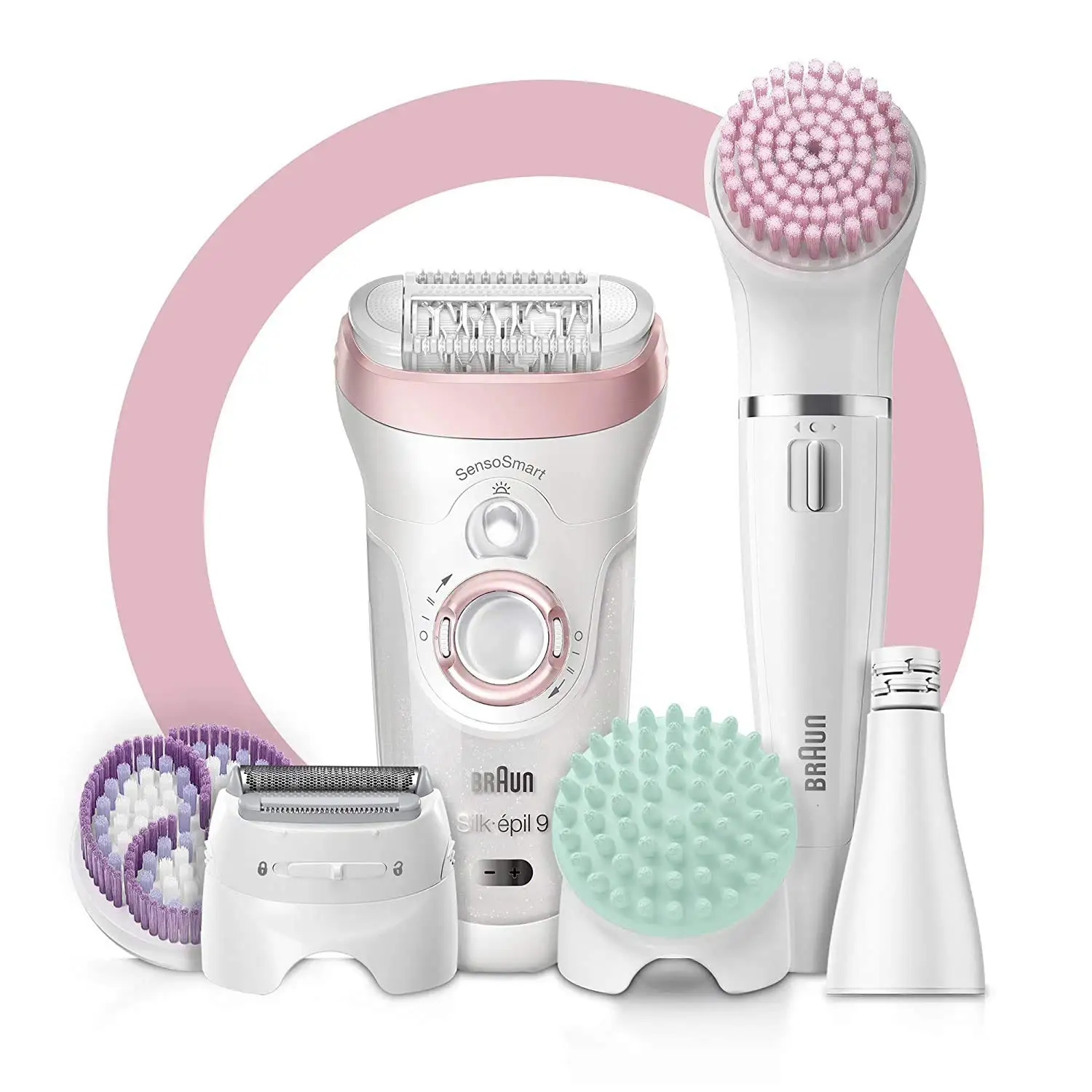 Эпилятор Braun silk epil 9 9-985 Женская бритва для удаления волос на лице беспроводная