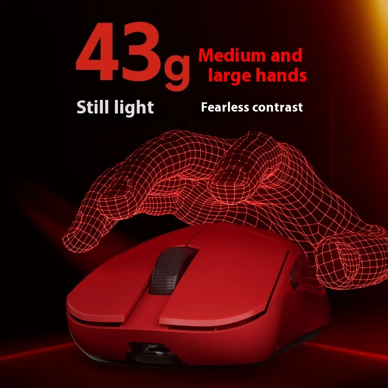 Мышь Madlions MAD G MAX PAW3395 Сенсор 8K 2-режимная беспроводная игровая мышь Легкие мыши с