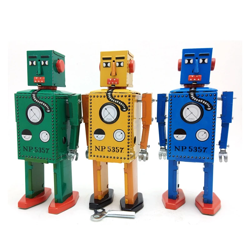 

Robot Lilliput Retro Wind Up Mechanical Robot MS397 Clockwork Tin Toy For Adult Collection