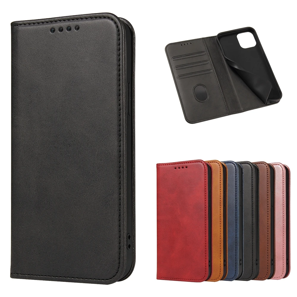 S8 S9 Plus S20 Ultra Magsafe Case for Etui Samsung Galaxy S20 FE S10 Lite Case S6 S7 Edge Luxury Leather Flip Wallet Cover Funda