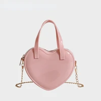 aprxu 2022 new candy color heart shape womens bag tote bag summer large capacity handbag shoulder bag women