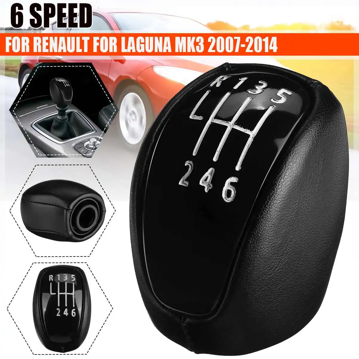 

Ручка переключения передач 6-скоростная для Renault/Laguna MK3 2007-2014, ручная рукоятка переключения передач Shifer 2008, 2009, 2010, 2011, 2012, 2013