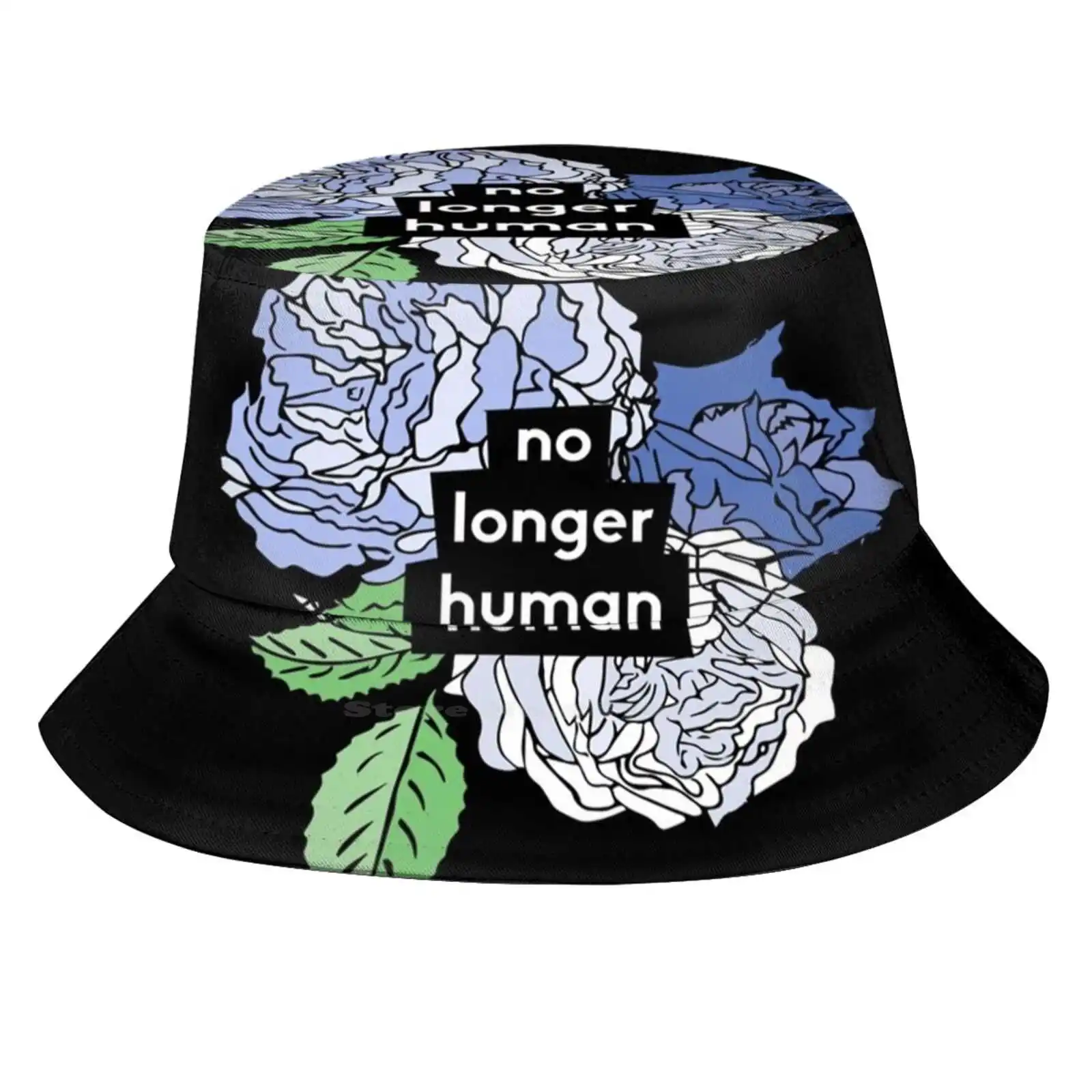 

Bsd Noryohana : Dazai Ver. Korean Ladies Outdoor Sun Hat Bucket Cap Bsd Bungou Stray Dogs Dazai Osamu Flower Floral Anime Manga