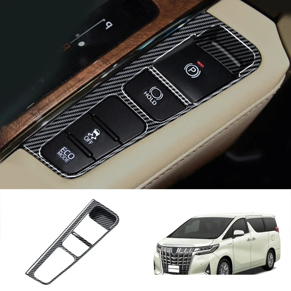 

RHD для Toyota Alphard Vellfire 30 Series 2015-2020 2021, карбоновые аксессуары для интерьера, крышка переключателя окна, дверная ручка, крышка чаши