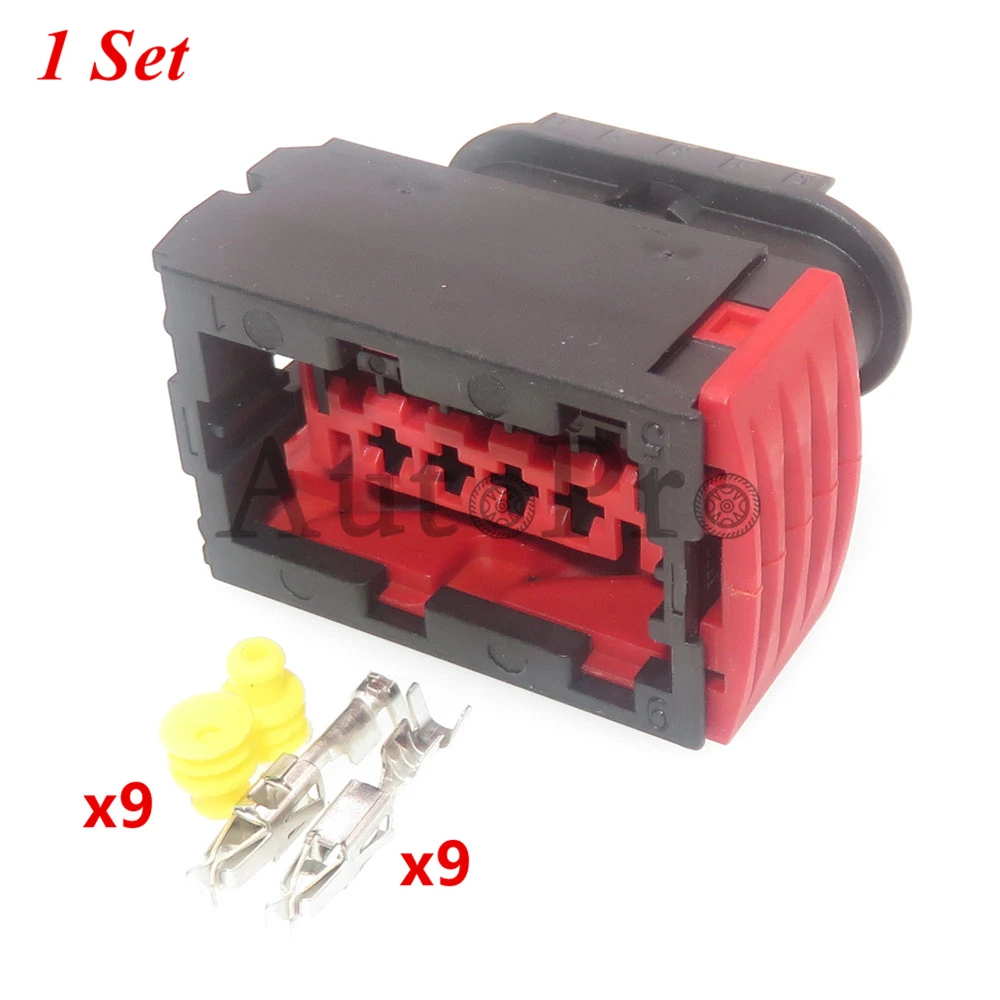 

Автомобильный Соединитель с 9 отверстиями 953482-1, 1 комплект, автомобильные аксессуары, автомобильный жгут проводов, водонепроницаемый разъем