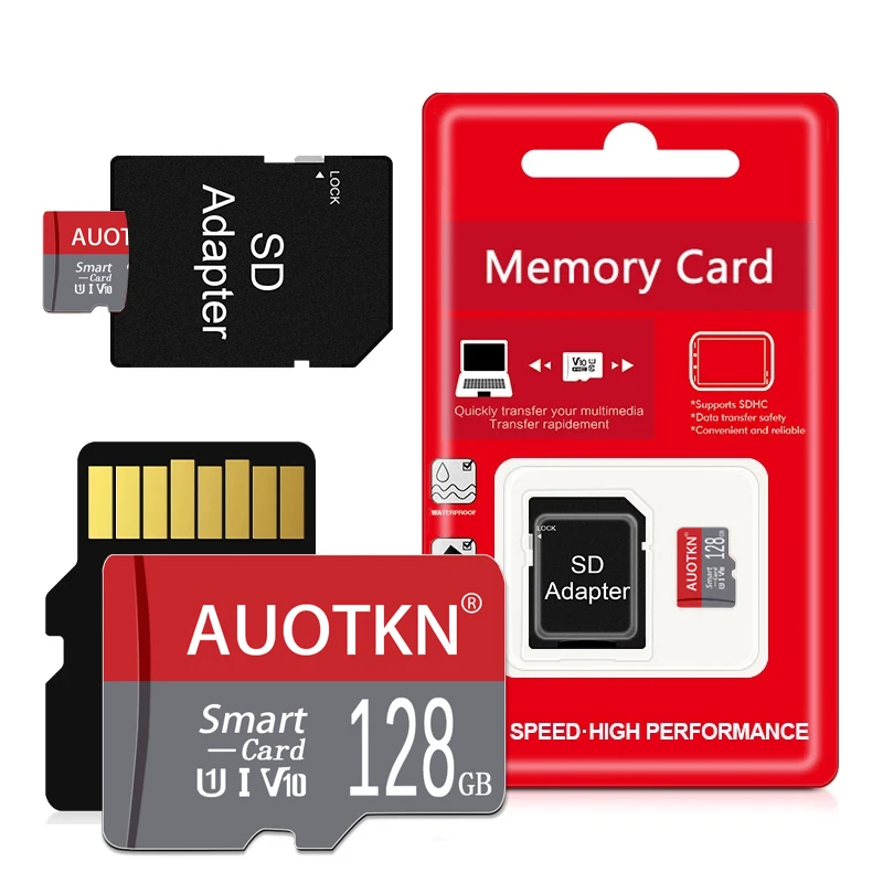 AUOTKN Micro Card SD Memory Card 128GB 64GB 32GB 16GB Class10 Mini SD Card 8 16 32 gb Cartao De Memoria TF Card Free Adapter images - 6