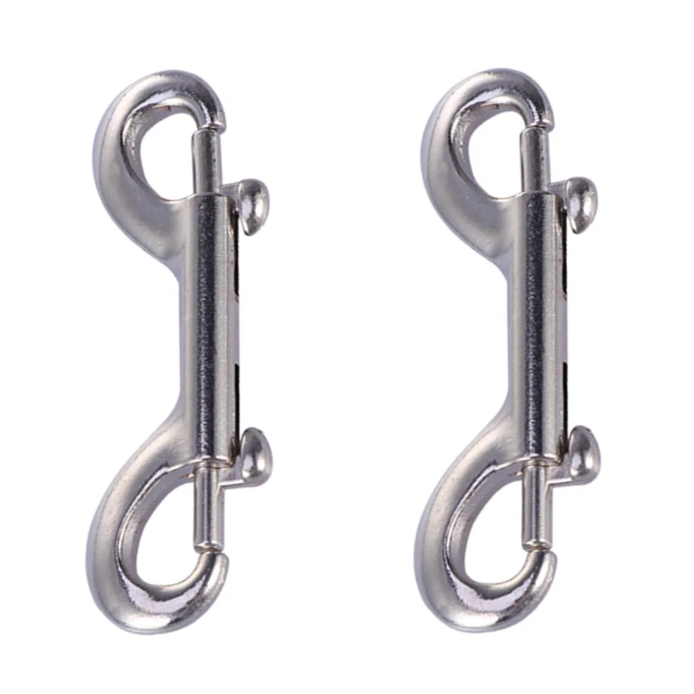 

Double Ended Hook Trigger Clips Snap Chain Bolt Snaps Clip Zinc Alloy Key Duty Heavyhorse Tack Metal Holder Lobster Clasps