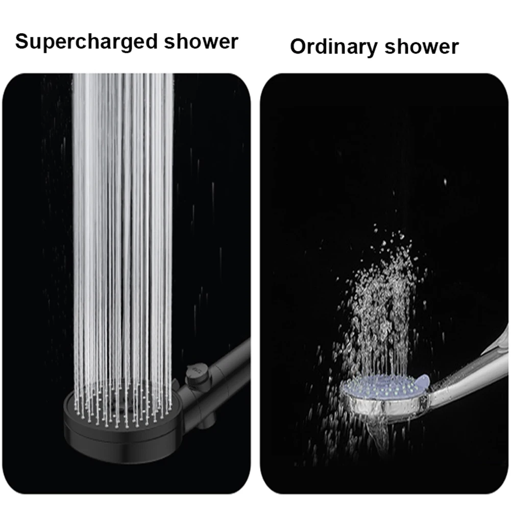 

Hot Sale Indoor Shower Head Handset Heads 5 Mode Five-speed Handset Heads Multi-function Shower Heads For Bathroom