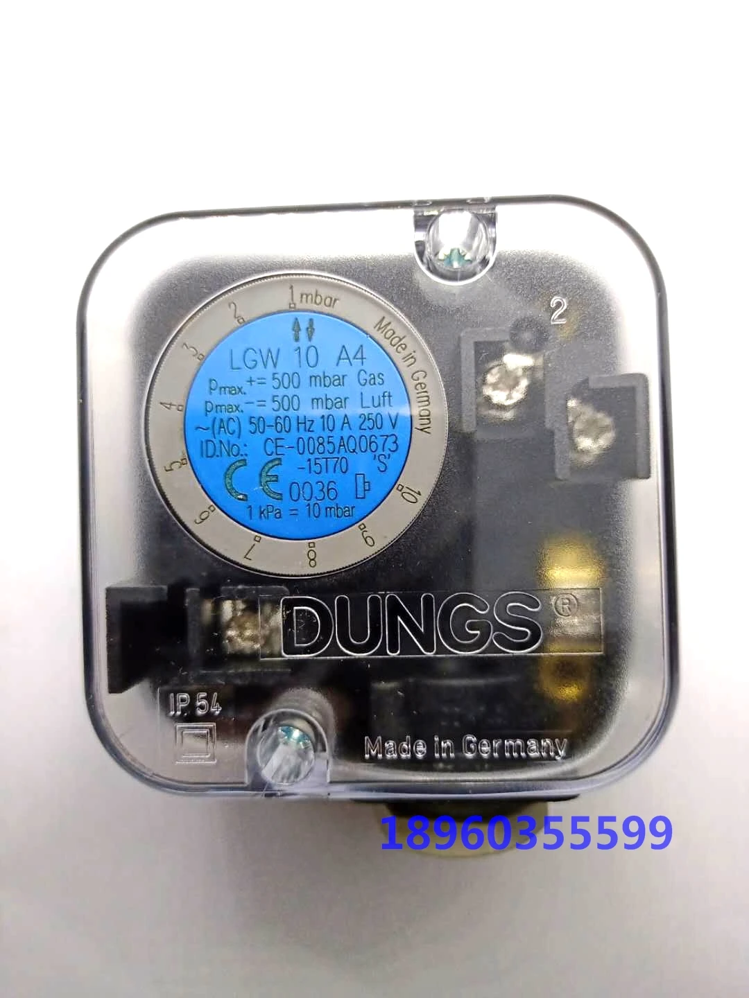 

LGW10A4 pressure switch DUNGS gas wind pressure switch combustion machine accessories LGW3A4