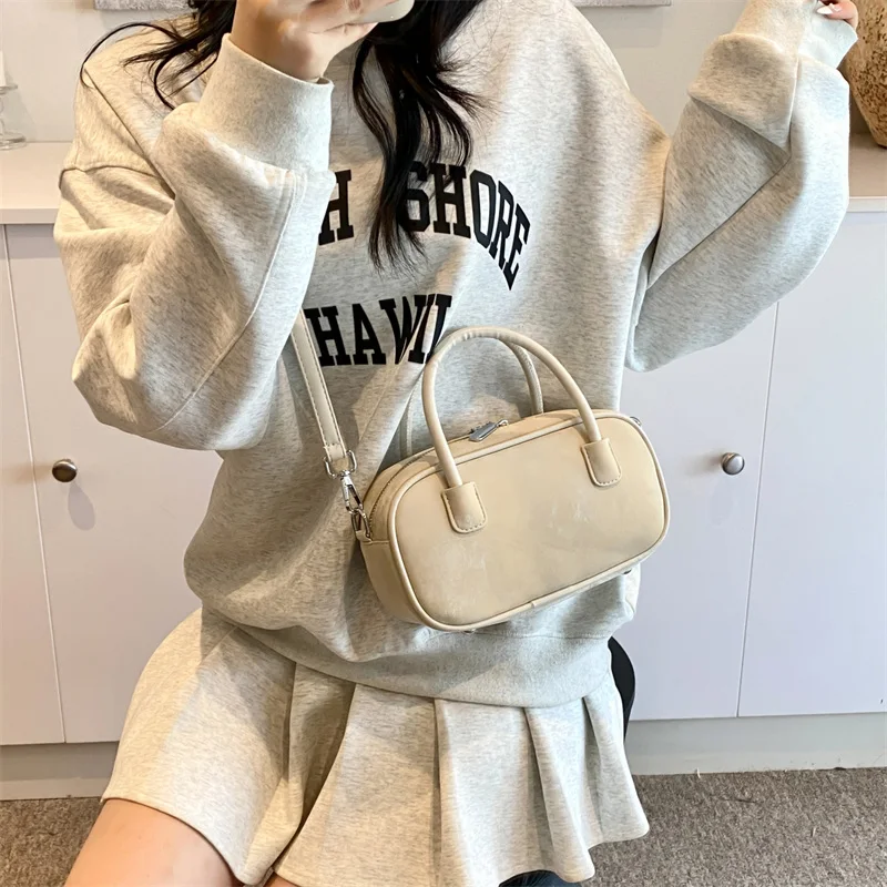 2024 Женская Модная Сумка Через Плечо Из Искусственной Кожи Бостонский Боулинг