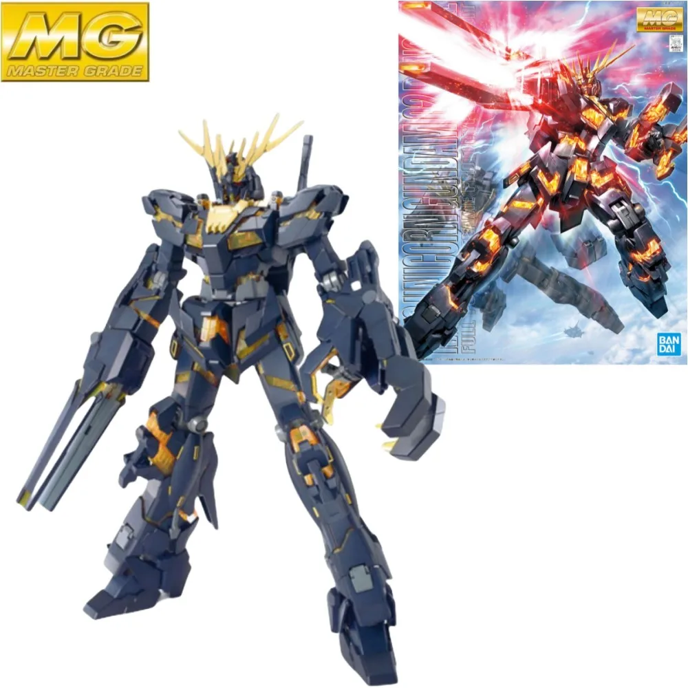 

Bandai Banshee Gundam MG 1/100 аниме Противоударная Модель сборная игра фигурки героев оригинальные технические игрушки для подарка